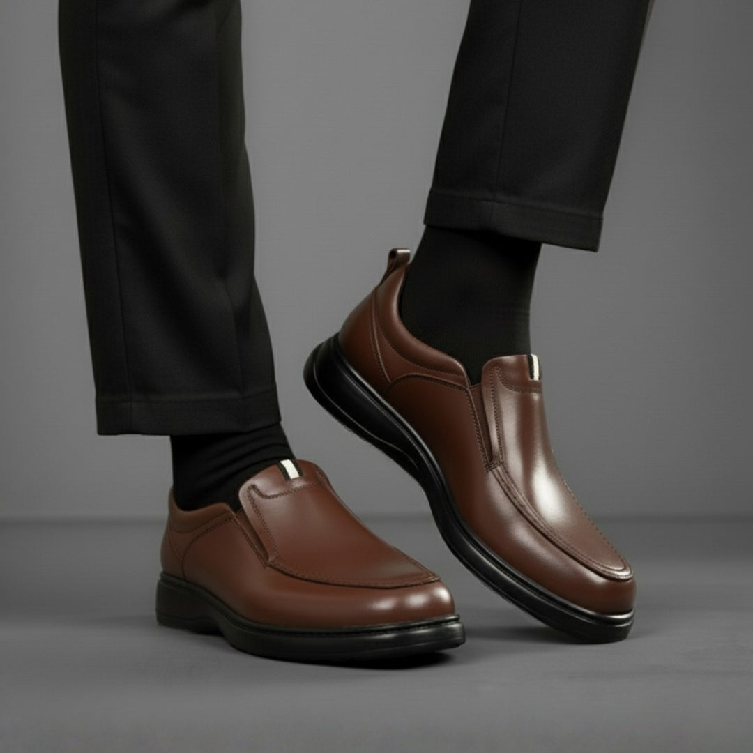 Chaussure Marron de Luxe Confortable 100% Cuir