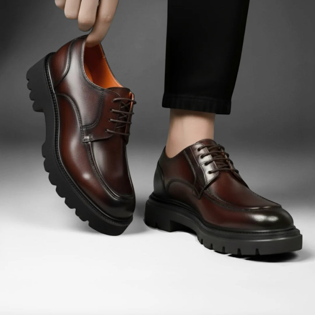 Derby Homme en Cuir - Semelles Tres Confortable