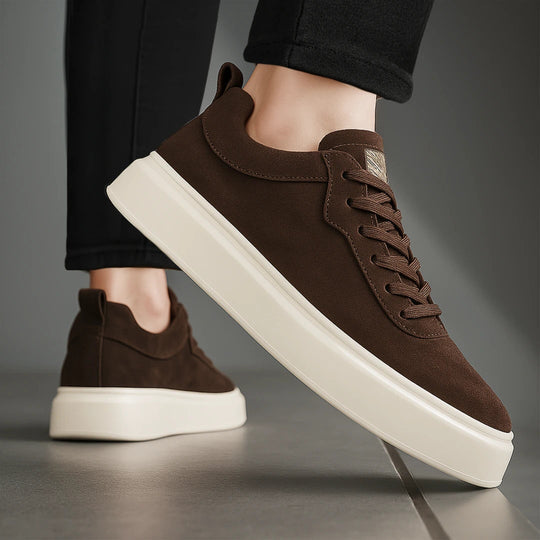 Sneakers BleuMarine en Daim - Tres Confortable