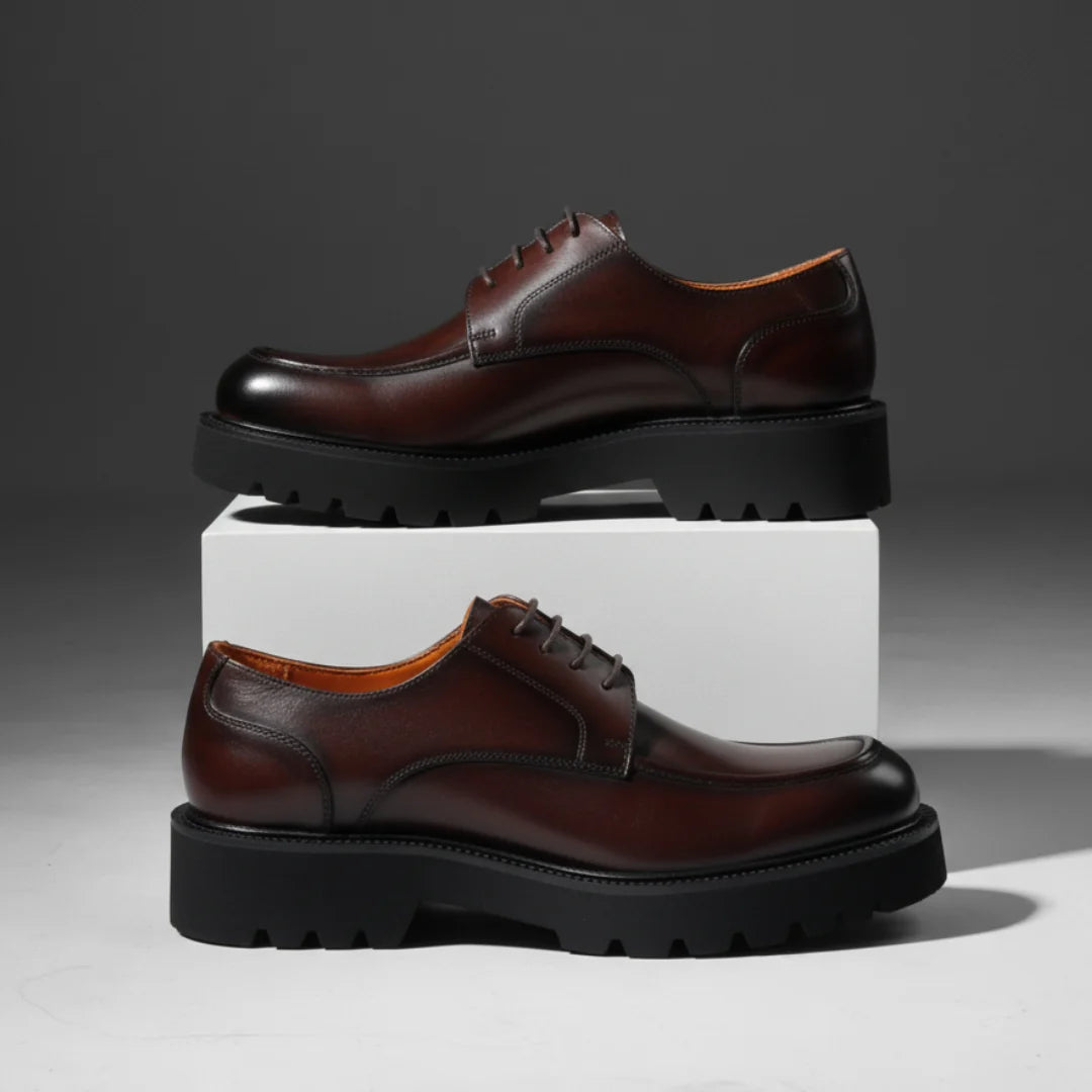 Derby Homme en Cuir - Semelles Tres Confortable