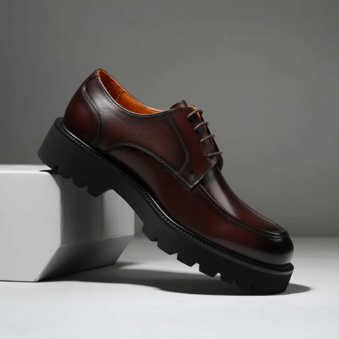 Derby Homme en Cuir - Semelles Tres Confortable