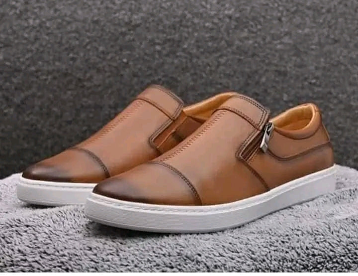 Basket 100% Cuir marocain pour Homme et Adultes, Mode d'Automne