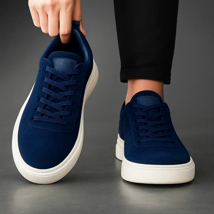 Sneakers BleuMarine en Daim - Tres Confortable