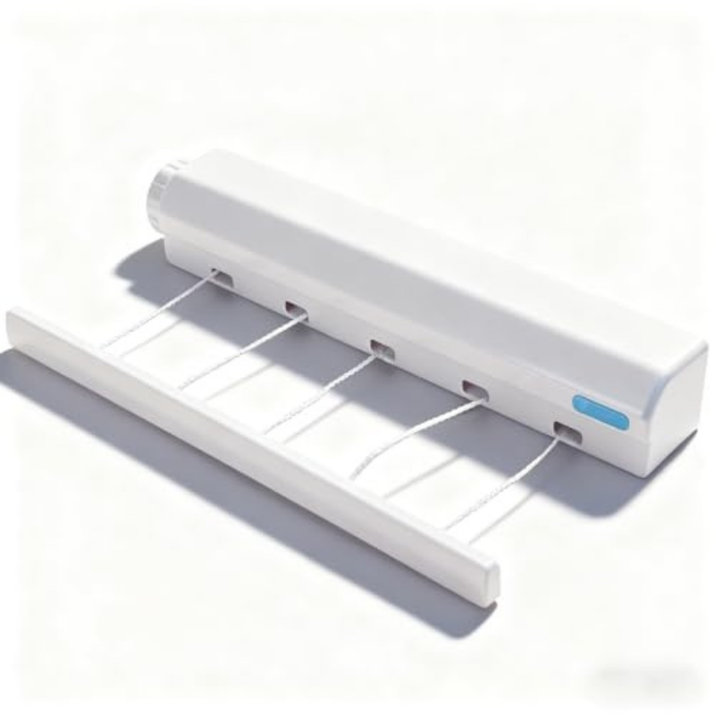 باك 2 فـ 1: نشارة الملابس القابلة للسحب + سلة تنظيم الغسيل