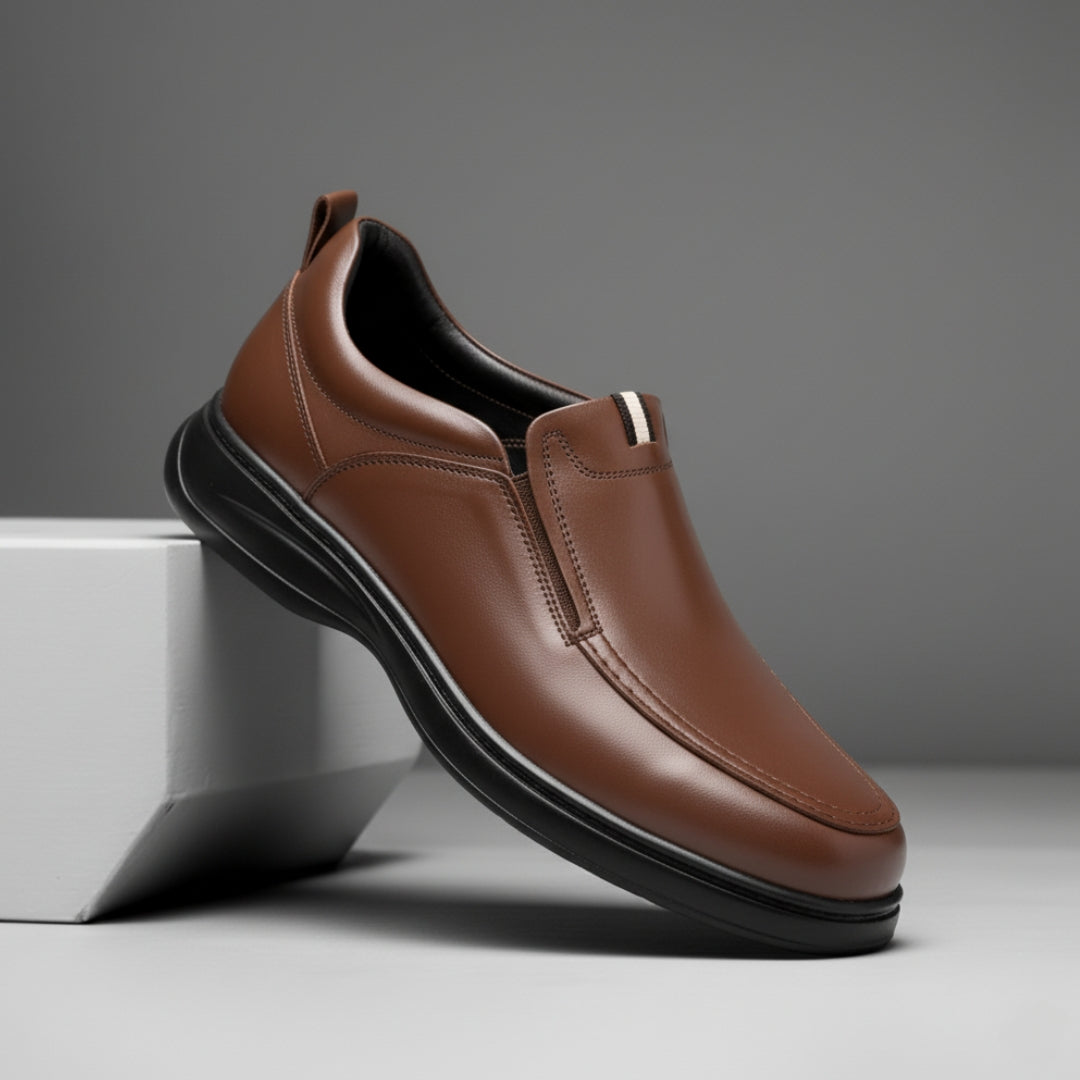 Chaussure Marron de Luxe Confortable 100% Cuir