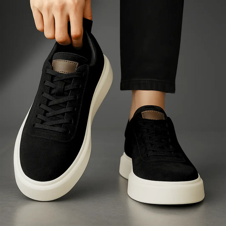 Sneakers BleuMarine en Daim - Tres Confortable