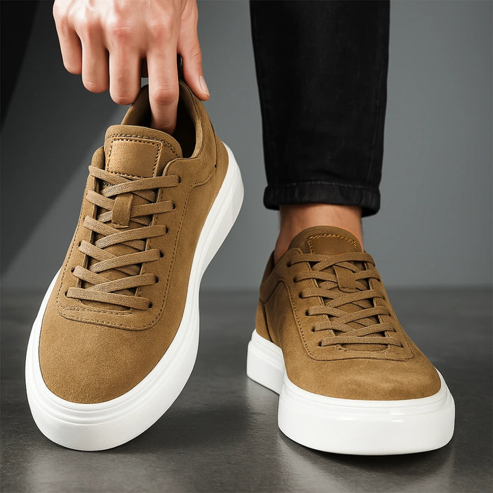 Sneakers BleuMarine en Daim - Tres Confortable